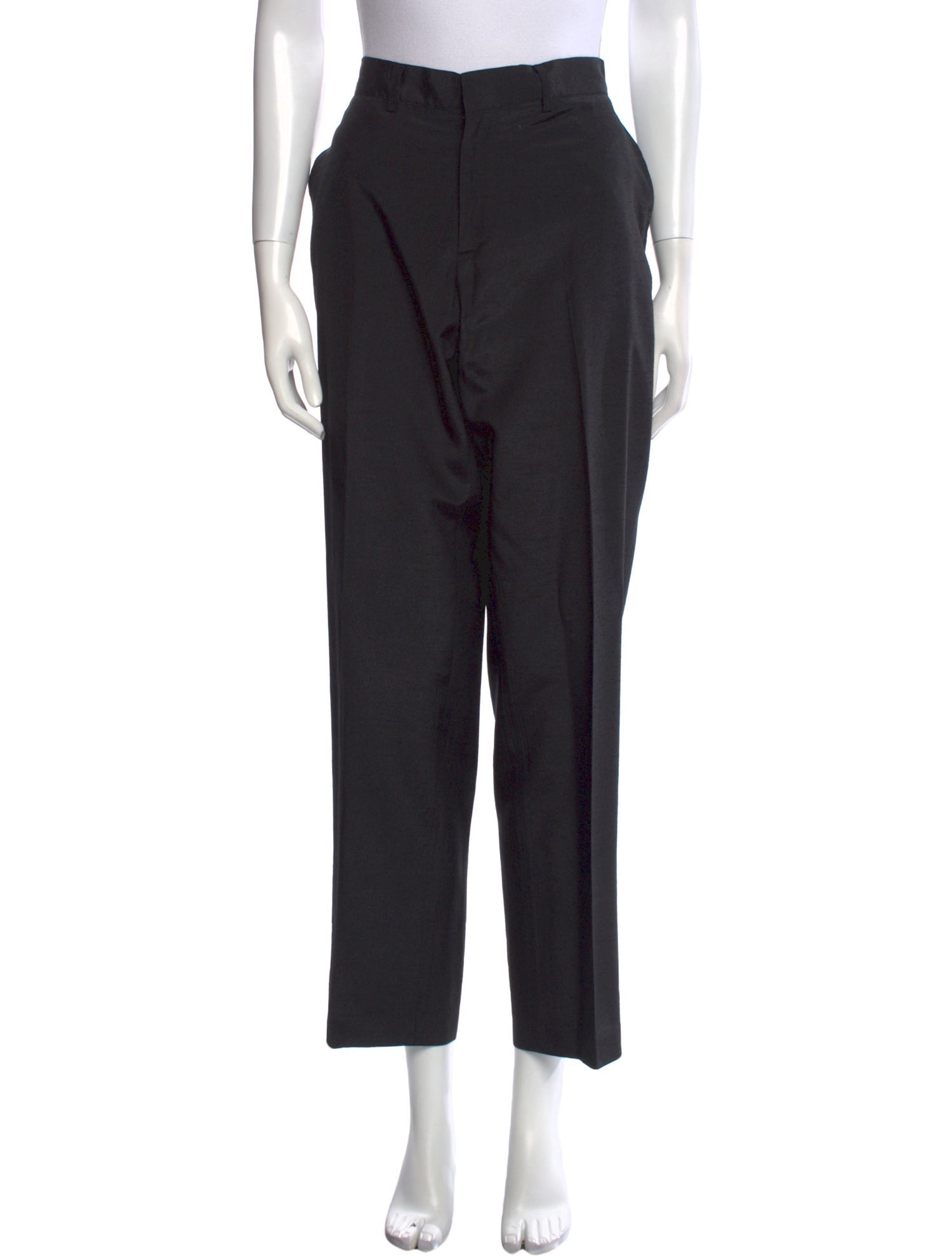 V2 Versace Classic Wool Straight Leg Pants