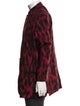 V2 Versace Classic Wool Animal Print Blazer