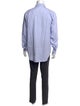 V2 Versace Classic Striped Long Sleeve Dress Shirt