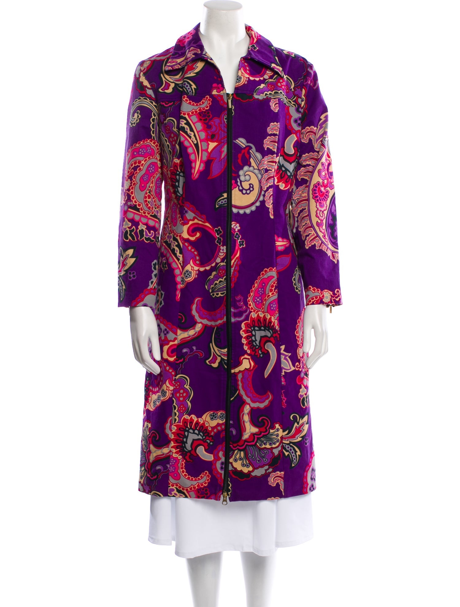 V2 Versace Classic Vintage 2000's Trench Coat