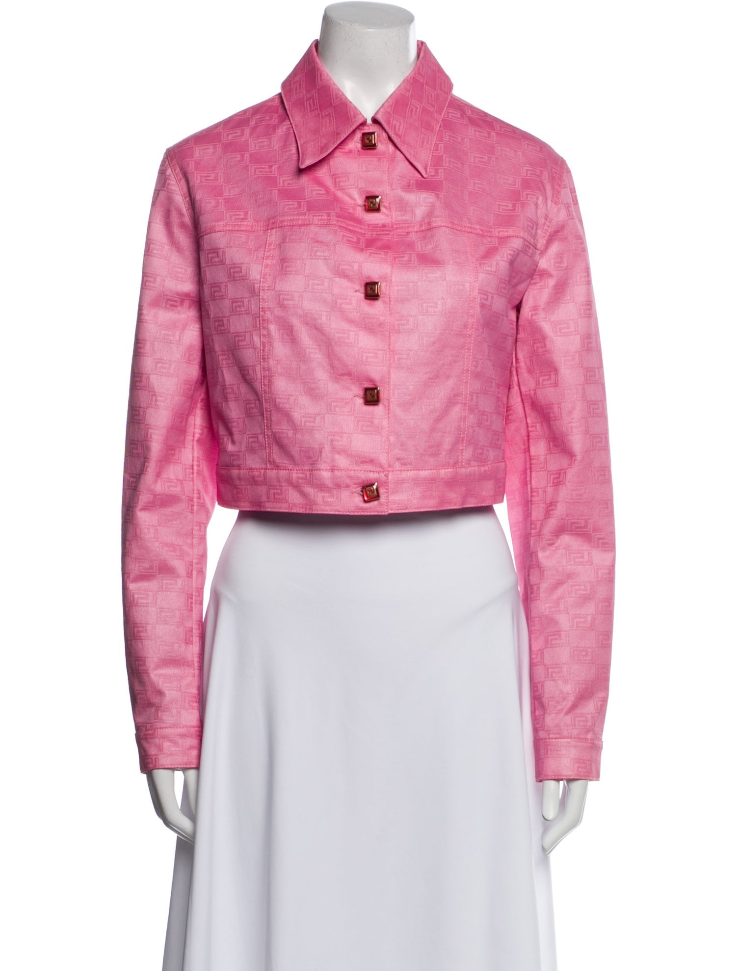 V2 Versace Classic Vintage Denim Jacket