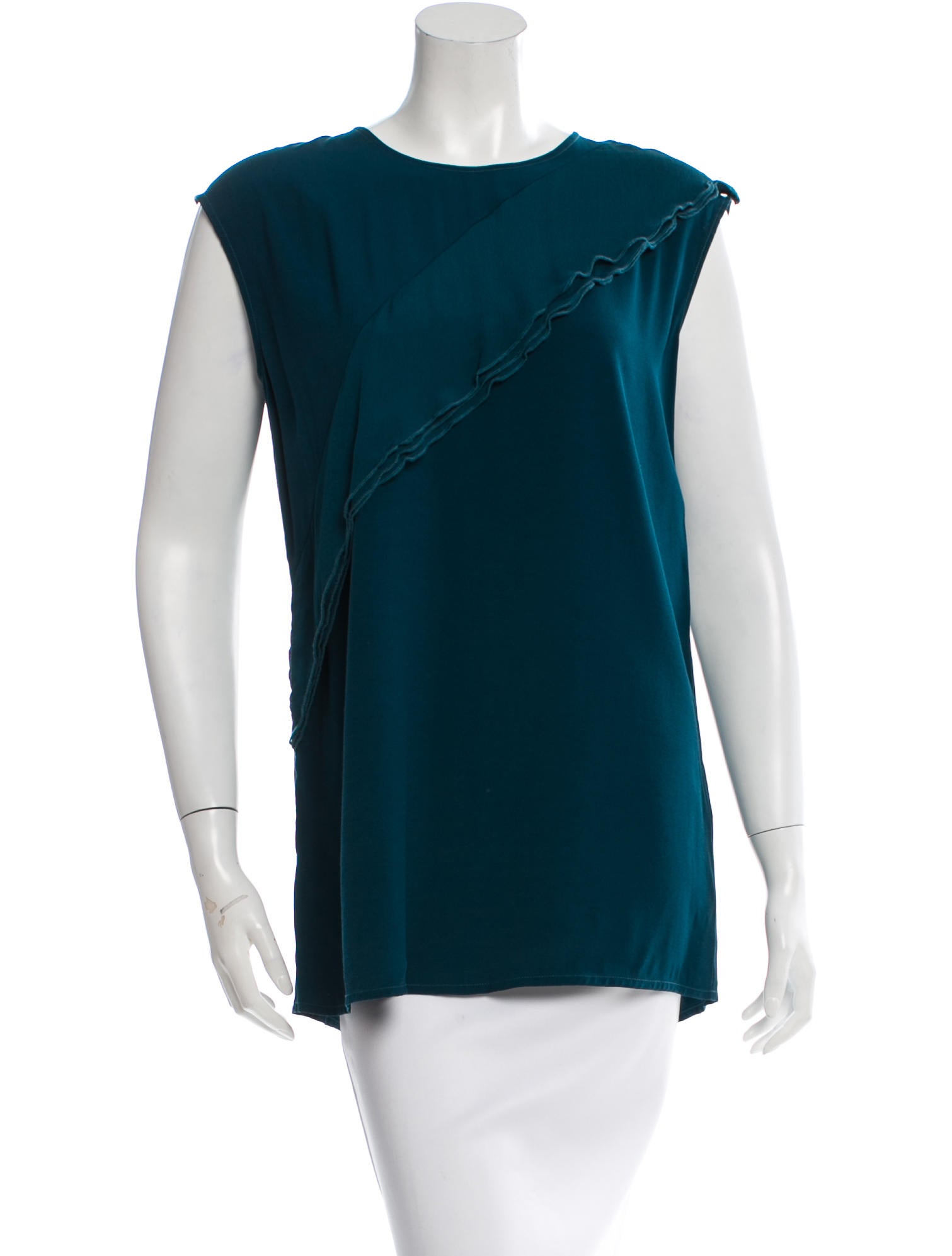 Hache Overlay Sleeveless Top w/ Tags