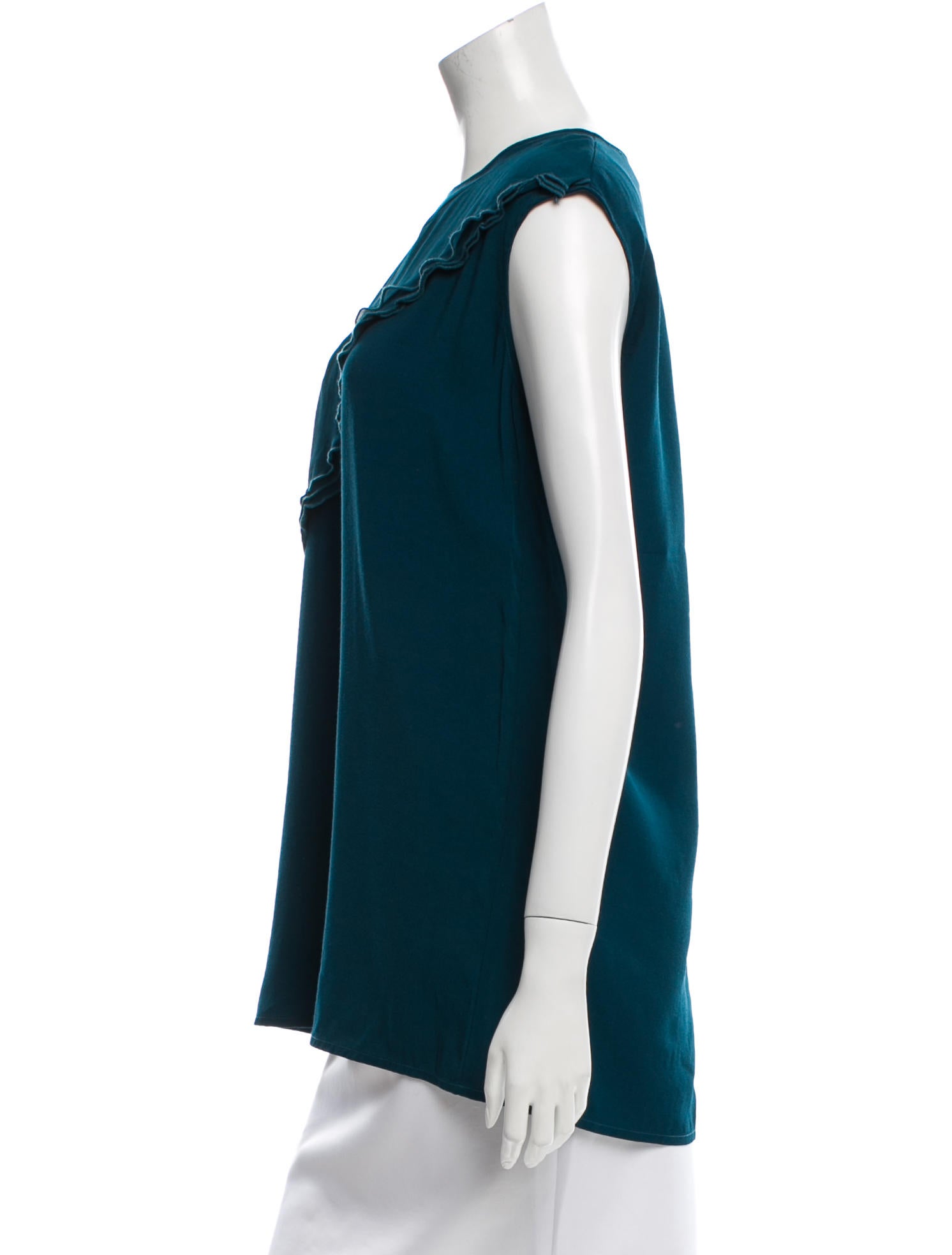 Hache Overlay Sleeveless Top w/ Tags