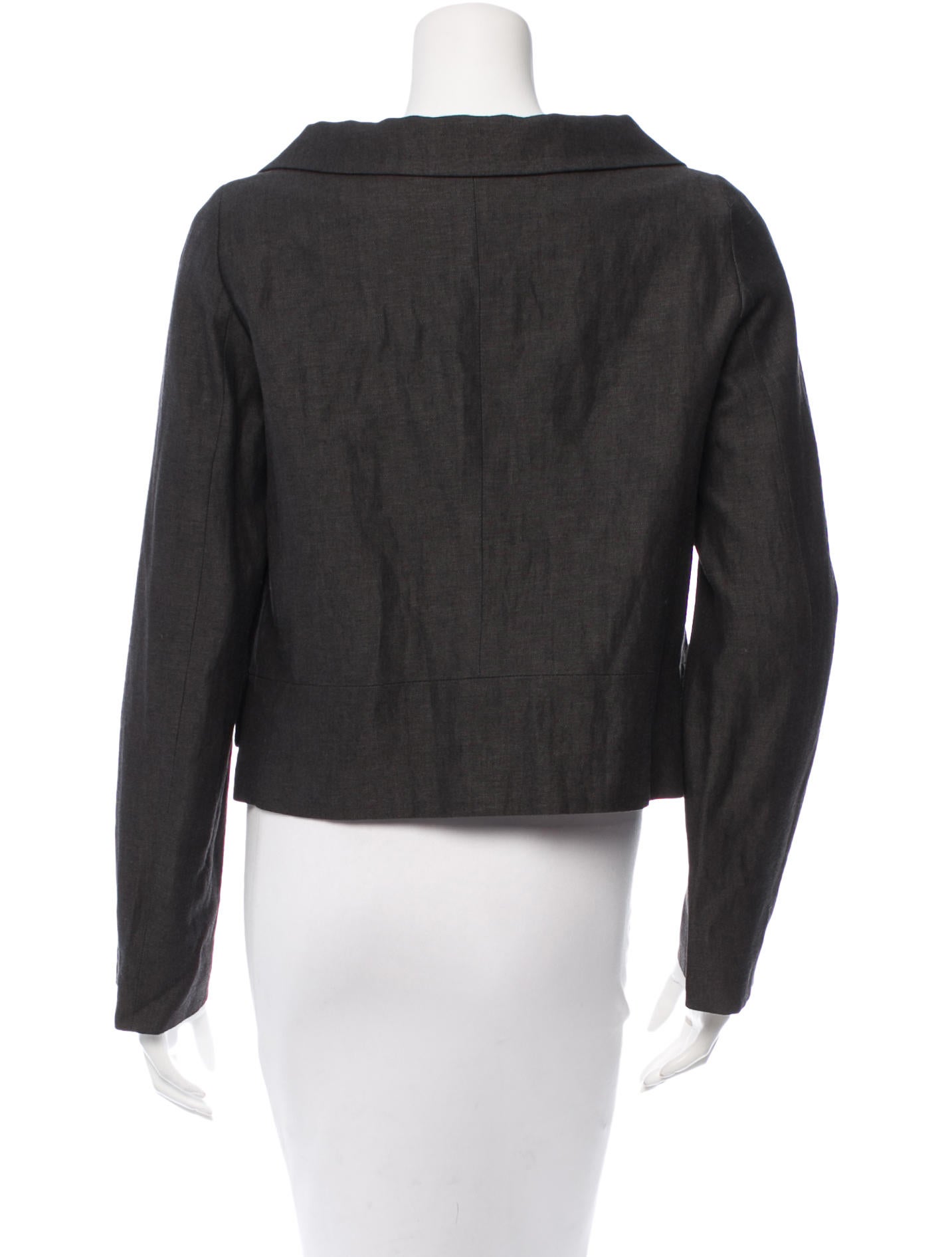 Hache Wool & Linen-Blend Lightweight Jacket - Clothing - WH421009 | The RealReal