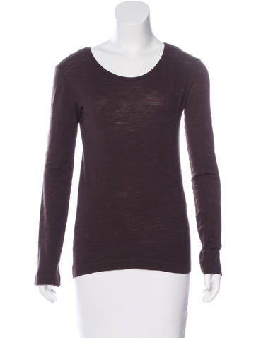 Hache Wool Long Sleeve Top