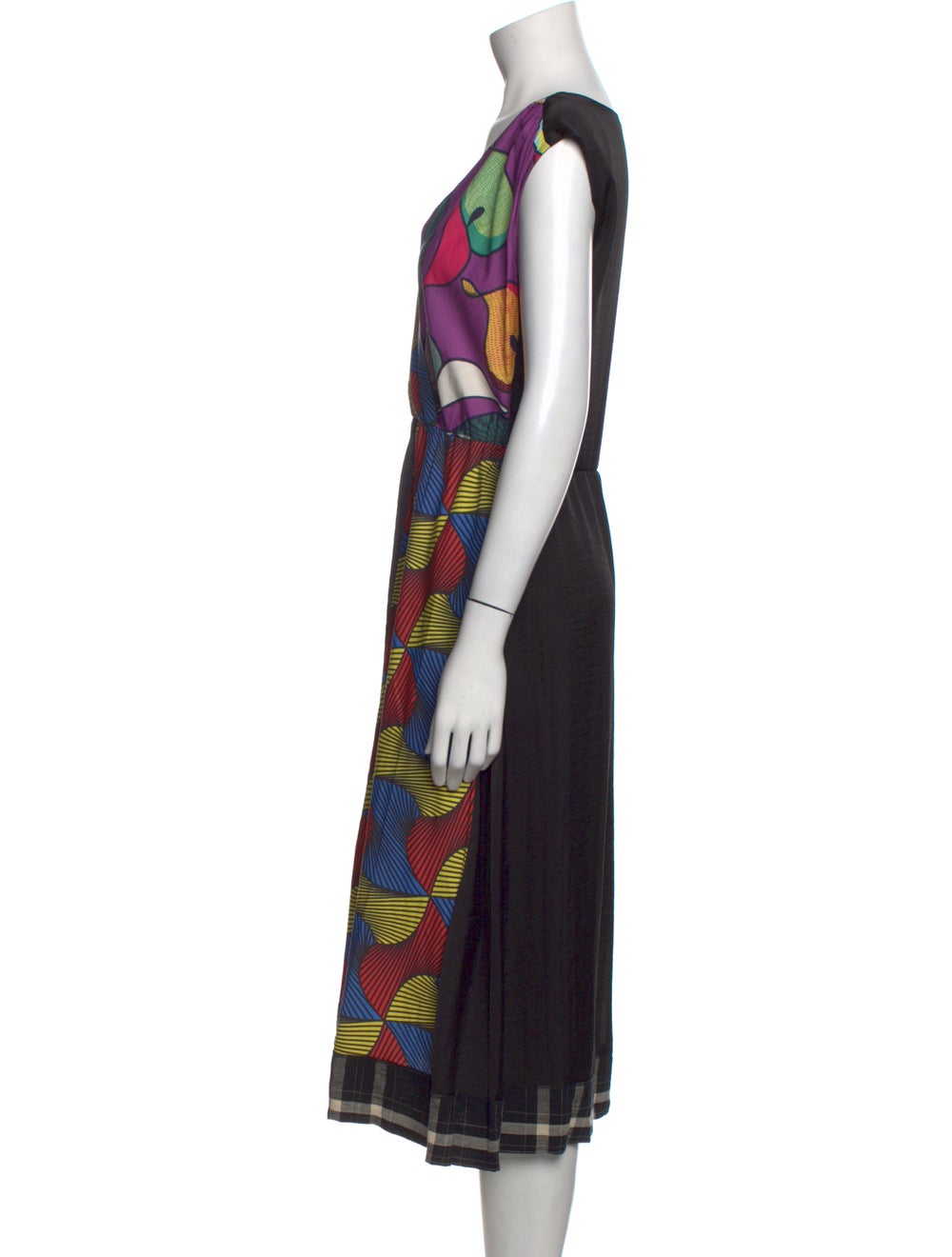 Hache Printed Midi Length Dress - image 2