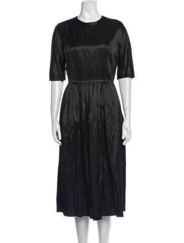 Hache Dresses Crew Neck Midi Length Dress Us6, It42 | M