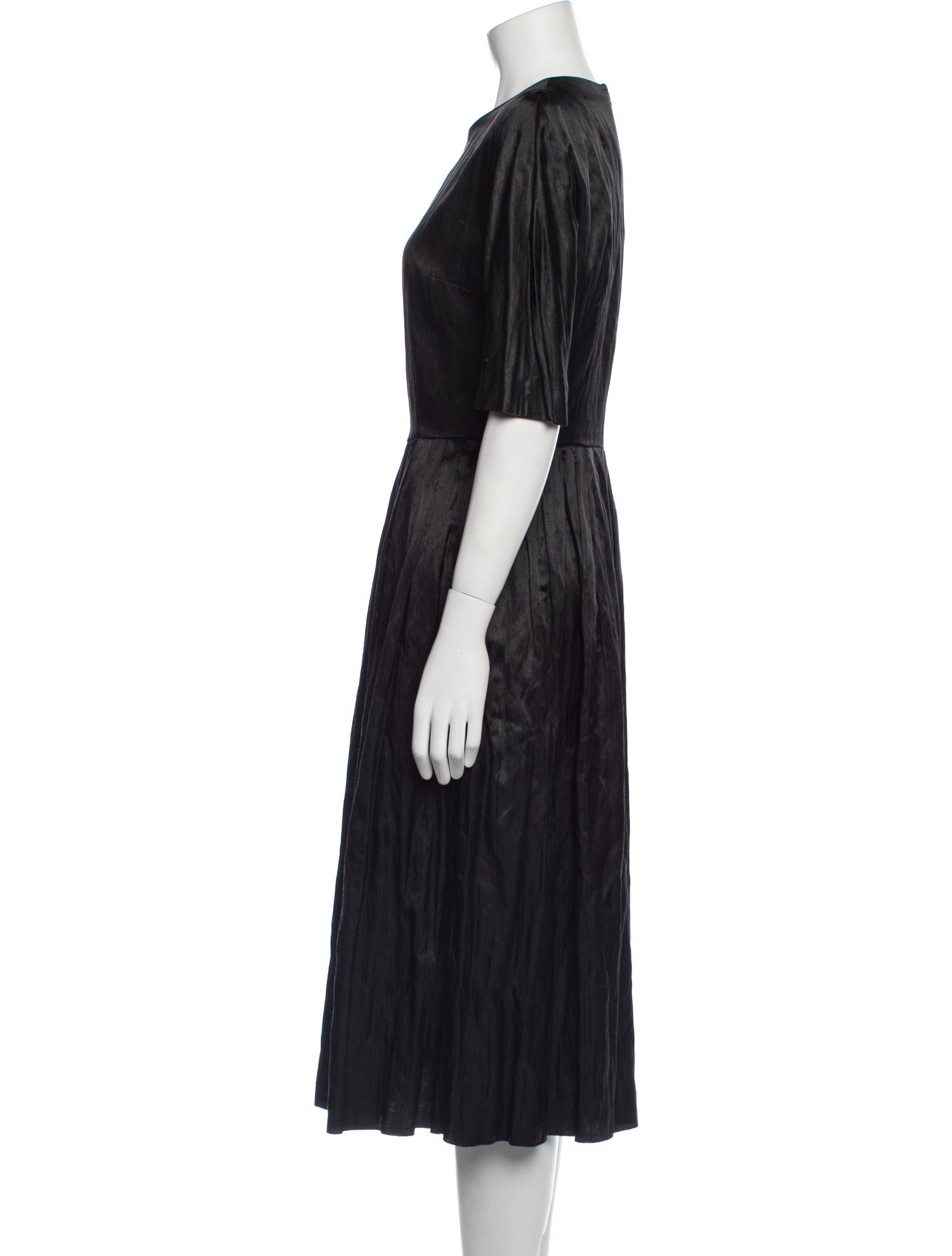 Hache Crew Neck Midi Length Dress w/ Tags