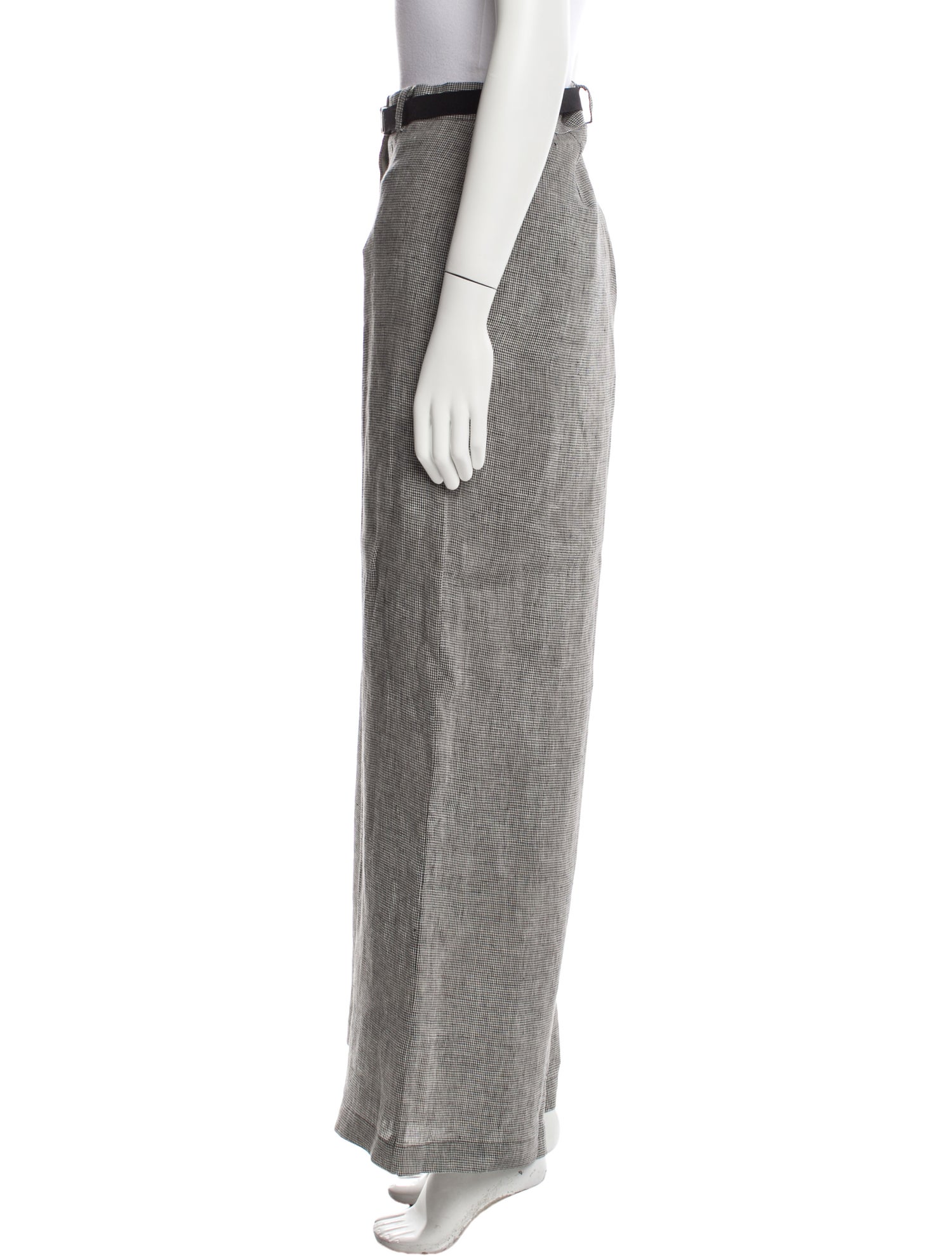 Hache Linen Wide Leg Pants
