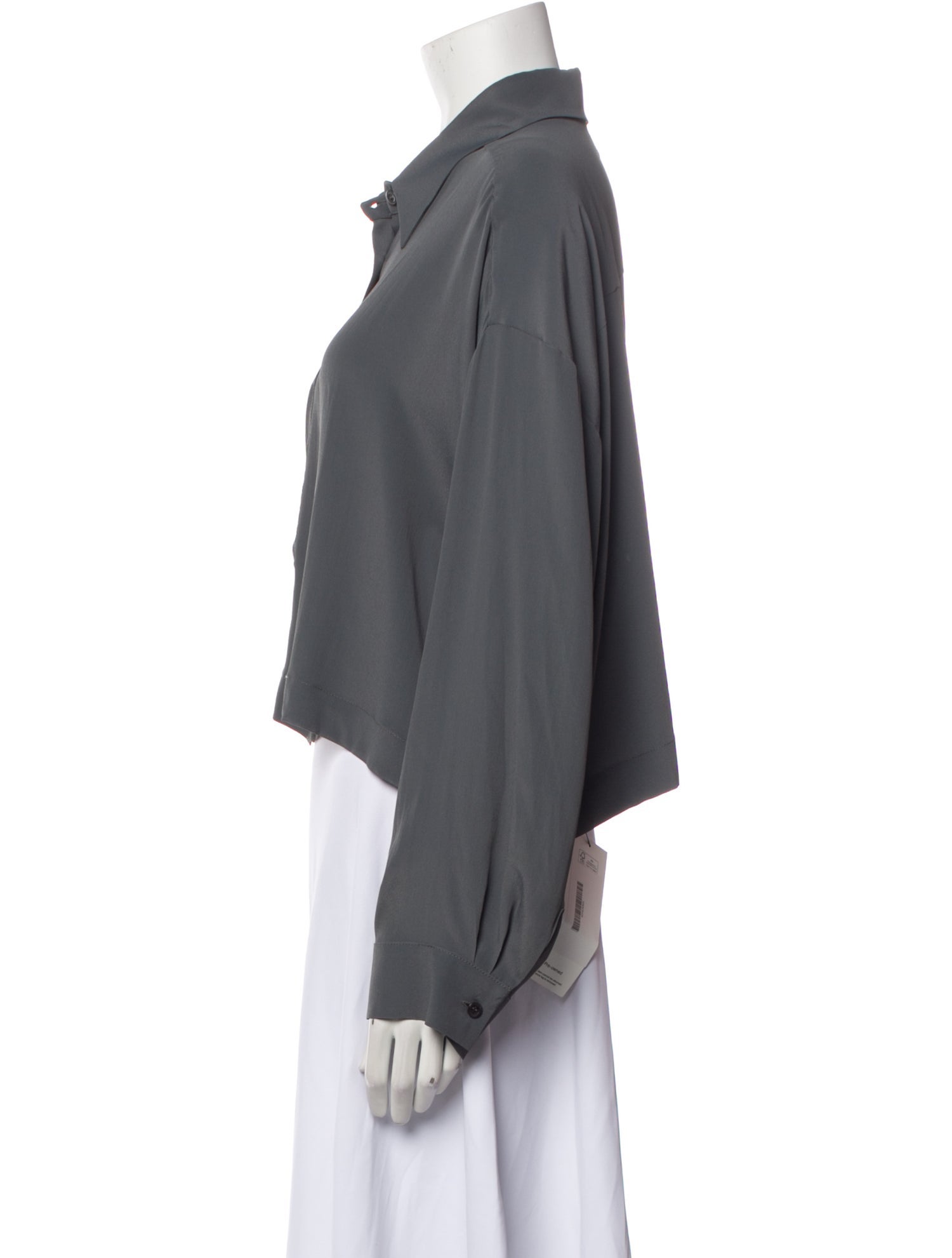 Hache Long Sleeve Crop Top