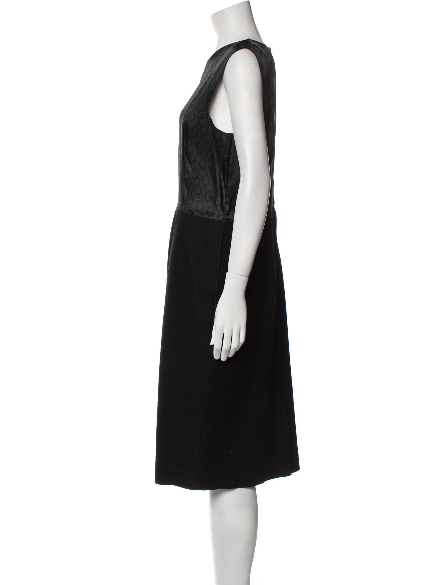 Hache Crew Neck Midi Length Dress