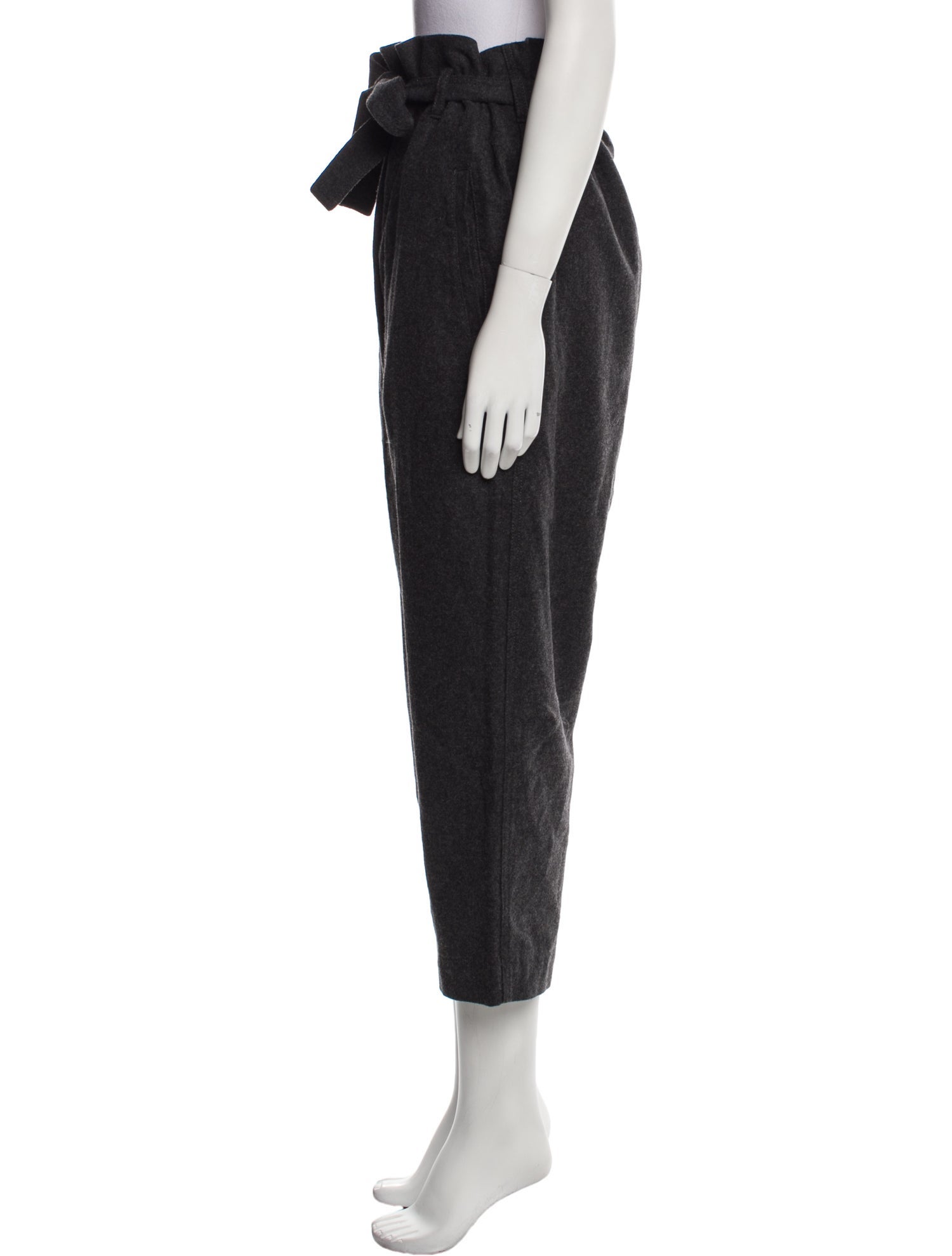 Hache Wool Straight Leg Pants