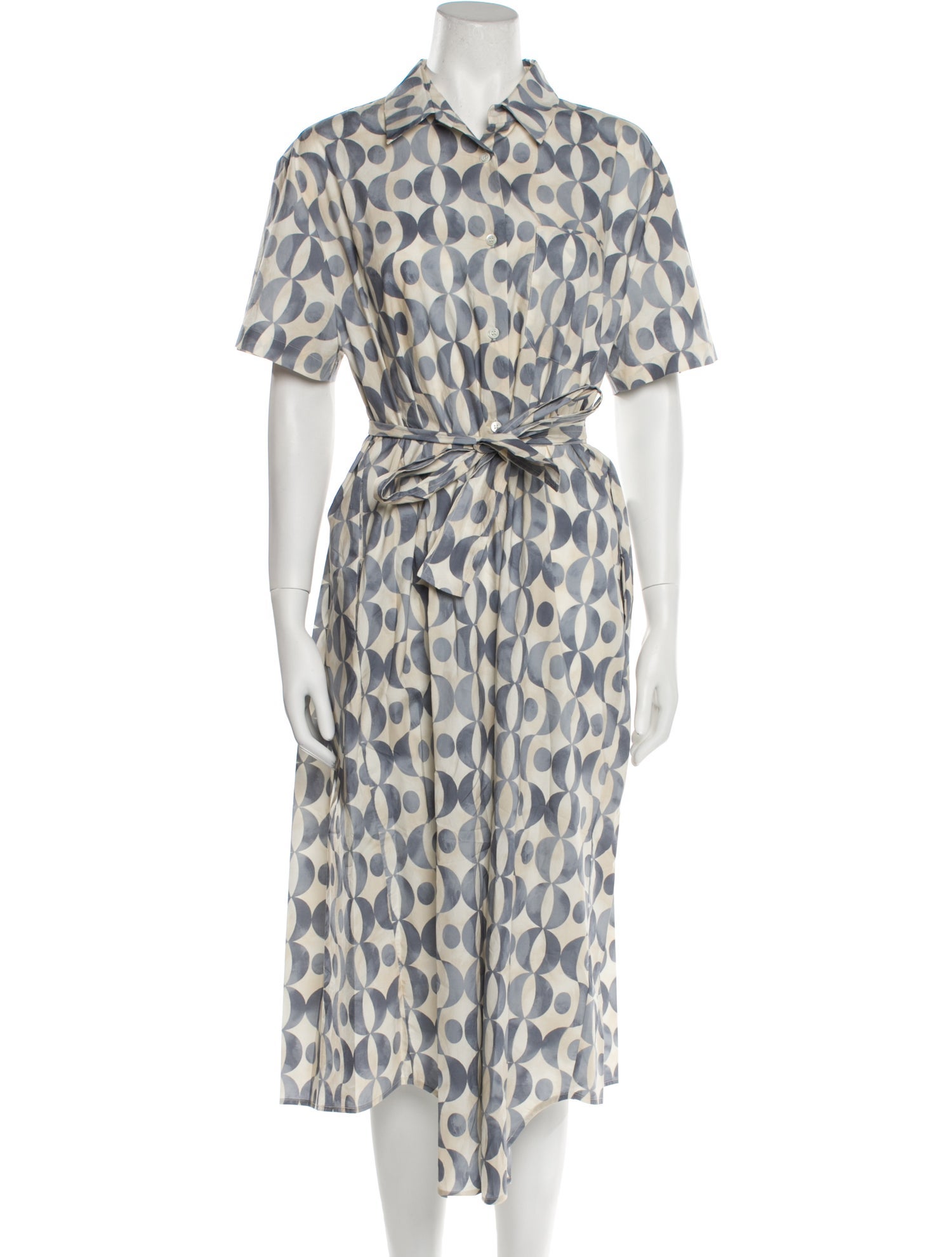 Hache Printed Long Dress w/ Tags