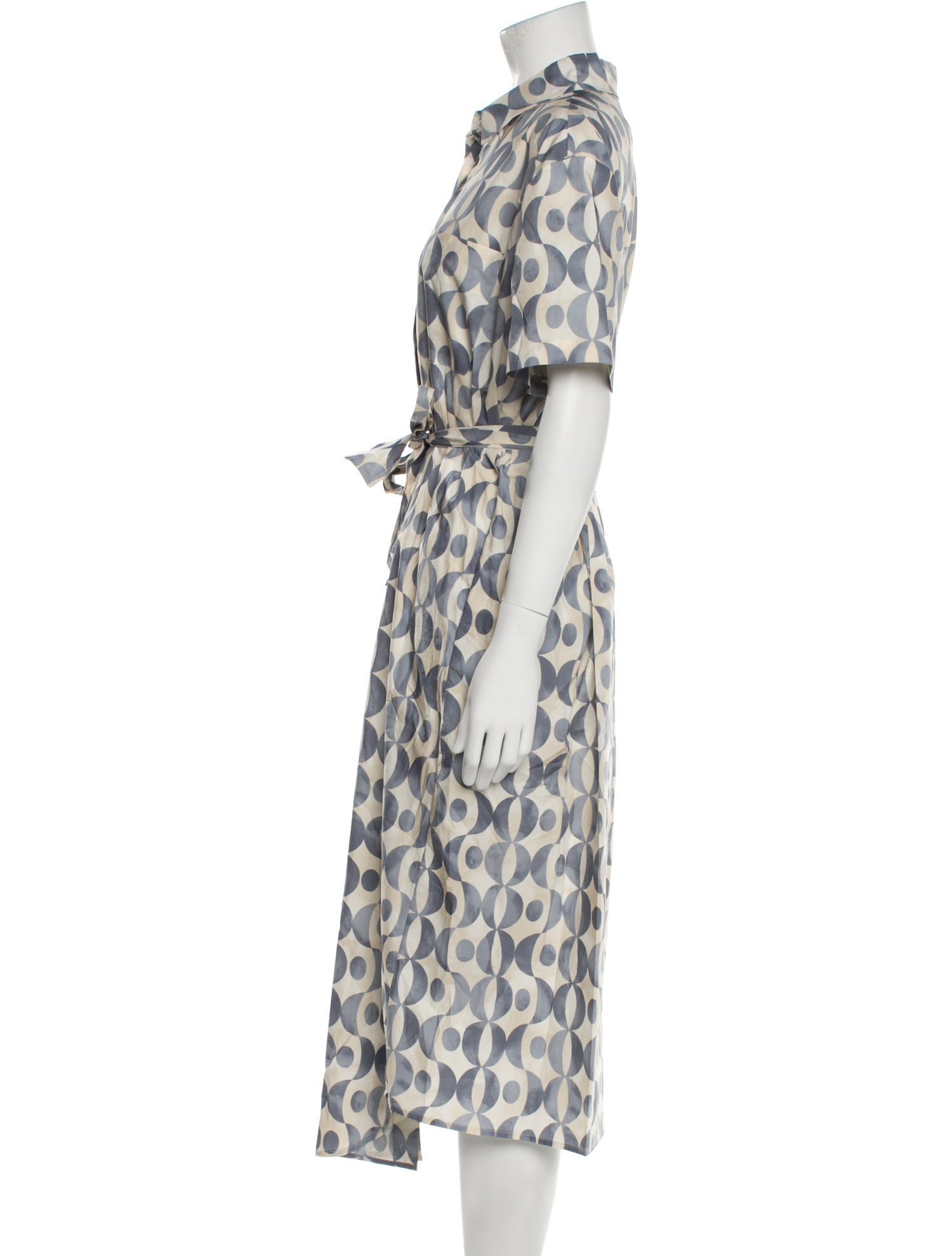 Hache Printed Long Dress w/ Tags