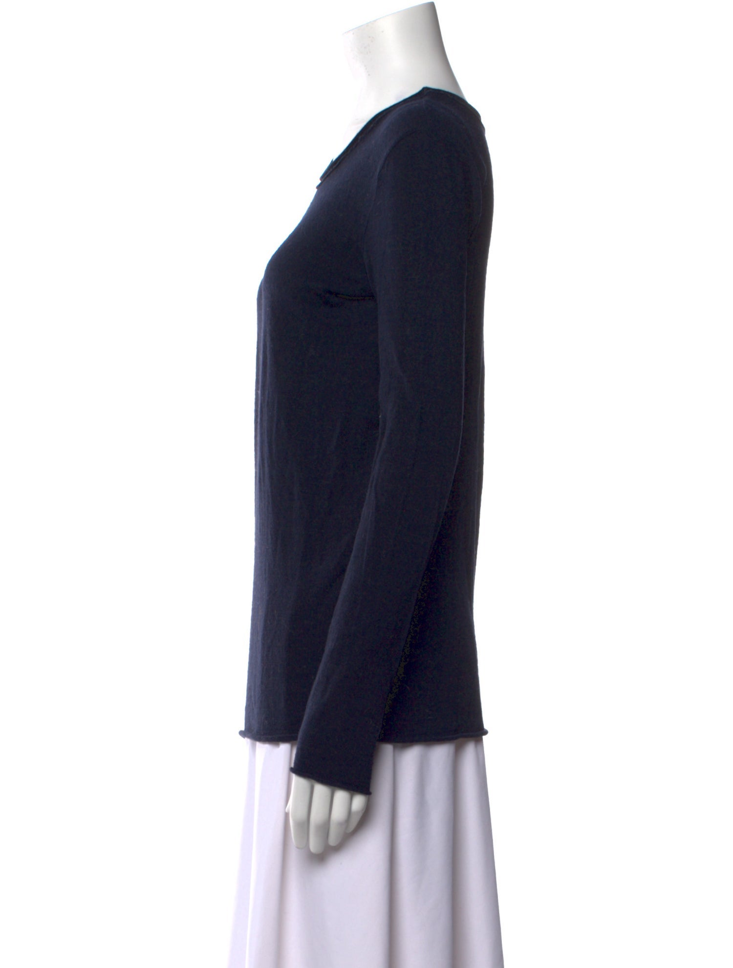 Hache Wool Scoop Neck Sweatshirt