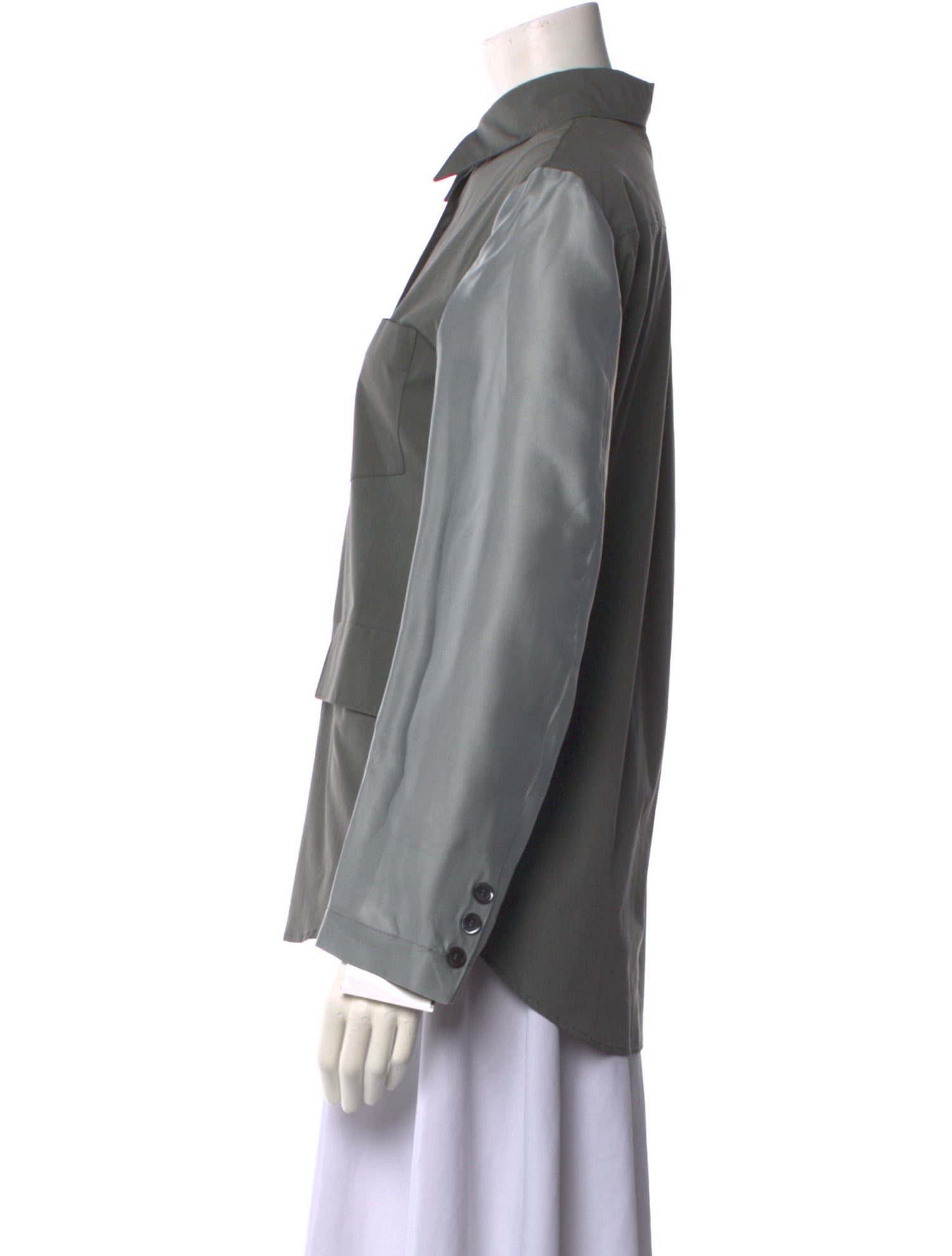 Hache Long Sleeve Button-Up Top w/ Tags