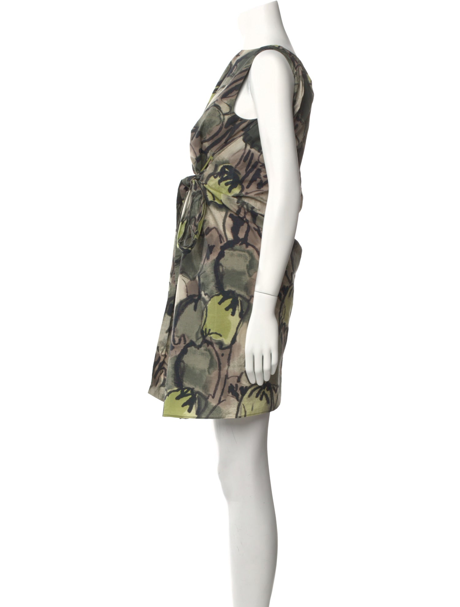 Hache Printed Mini Dress