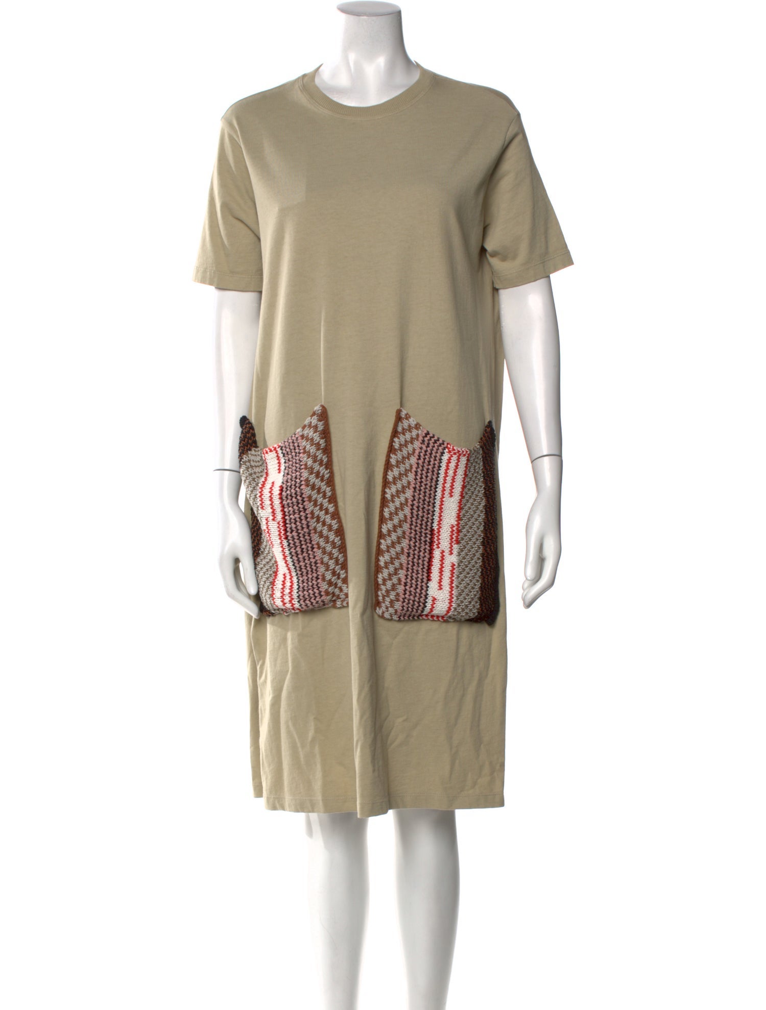 Hache Graphic Print Knee-Length Dress