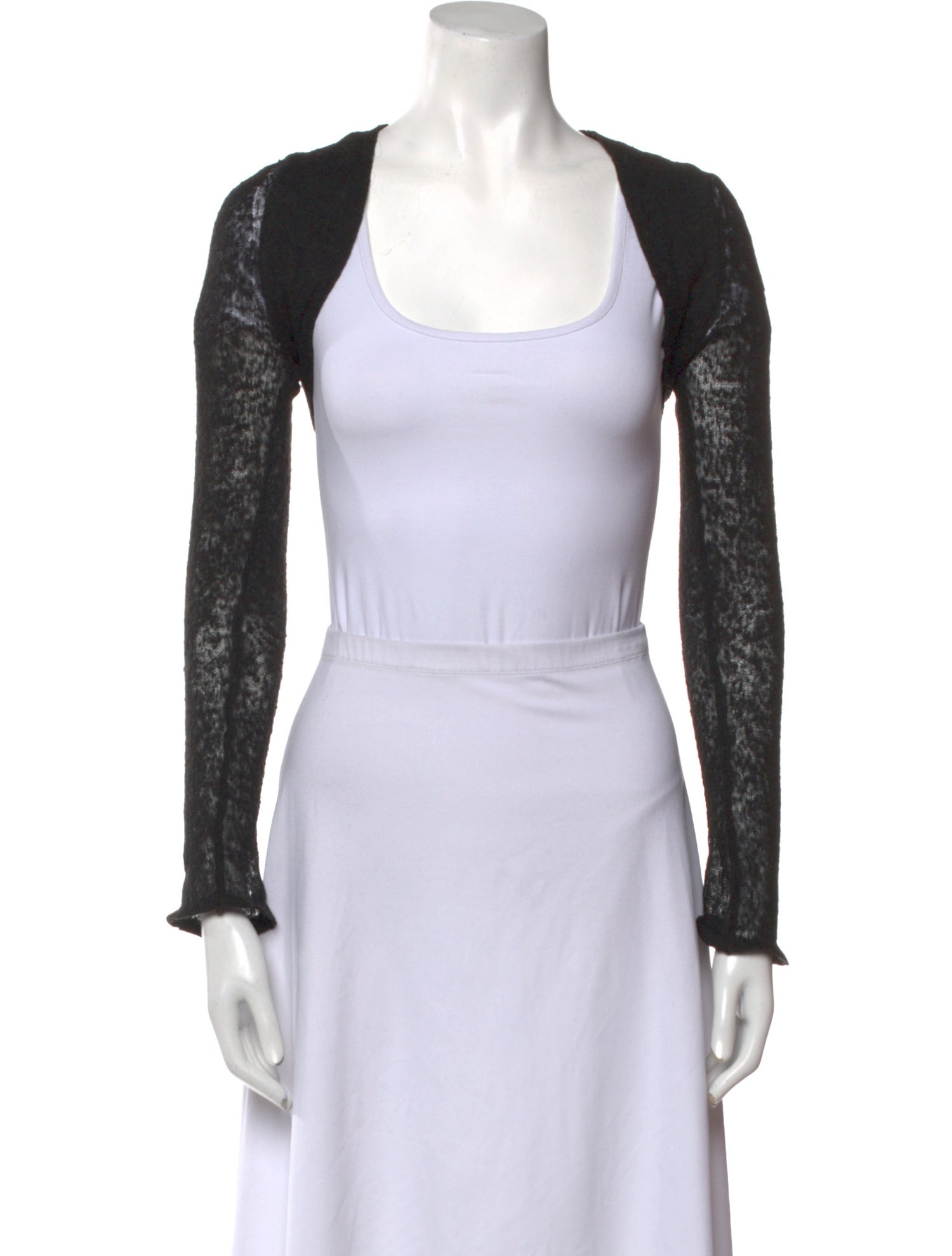 Hache Alpaca Open Front Sweater