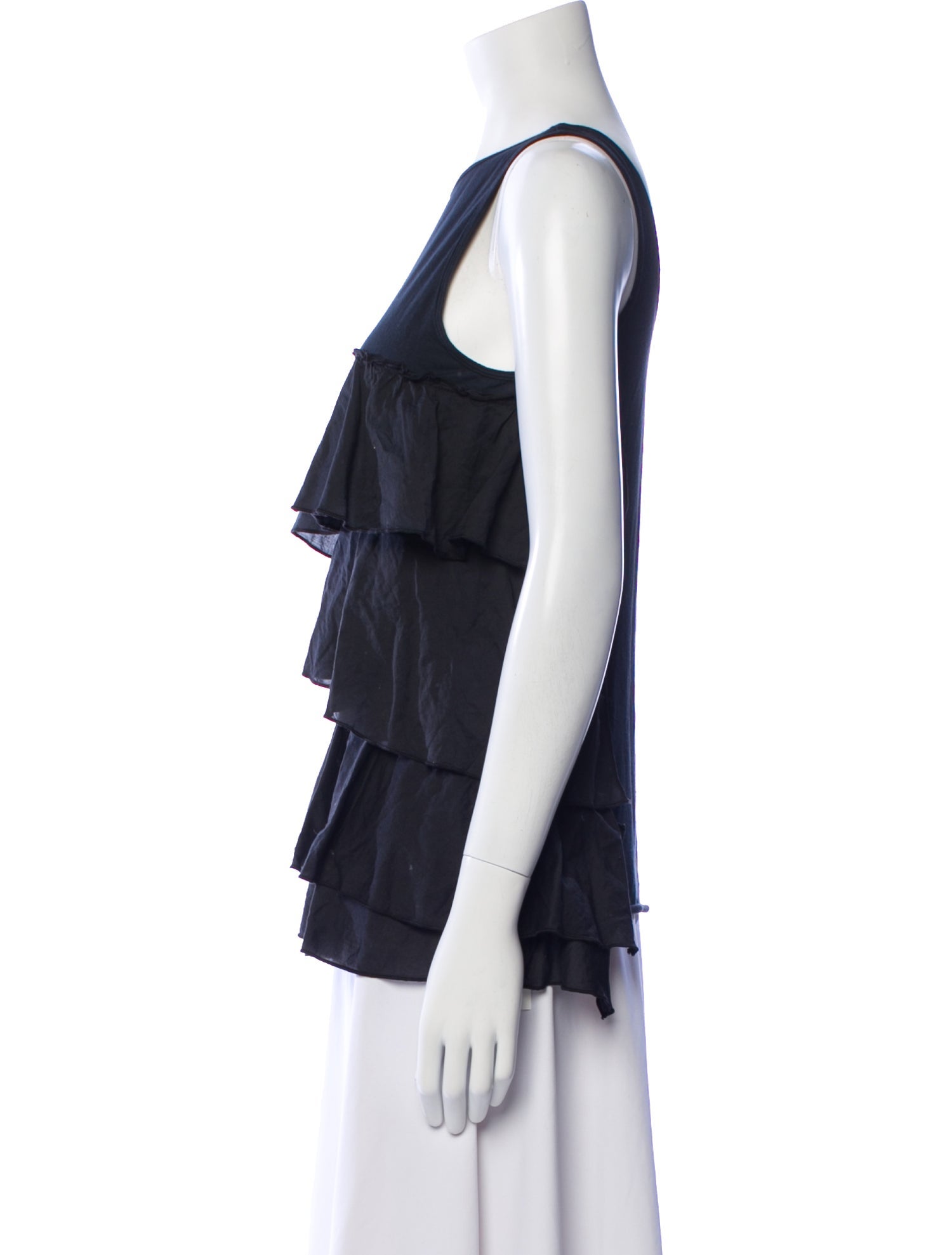 Hache Scoop Neck Sleeveless Top