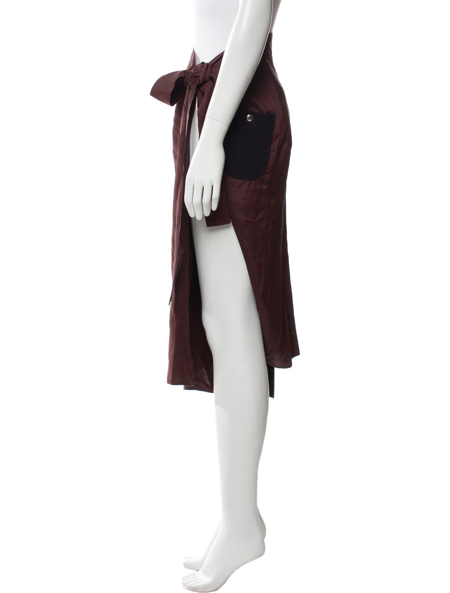 Hache Midi Length Skirt