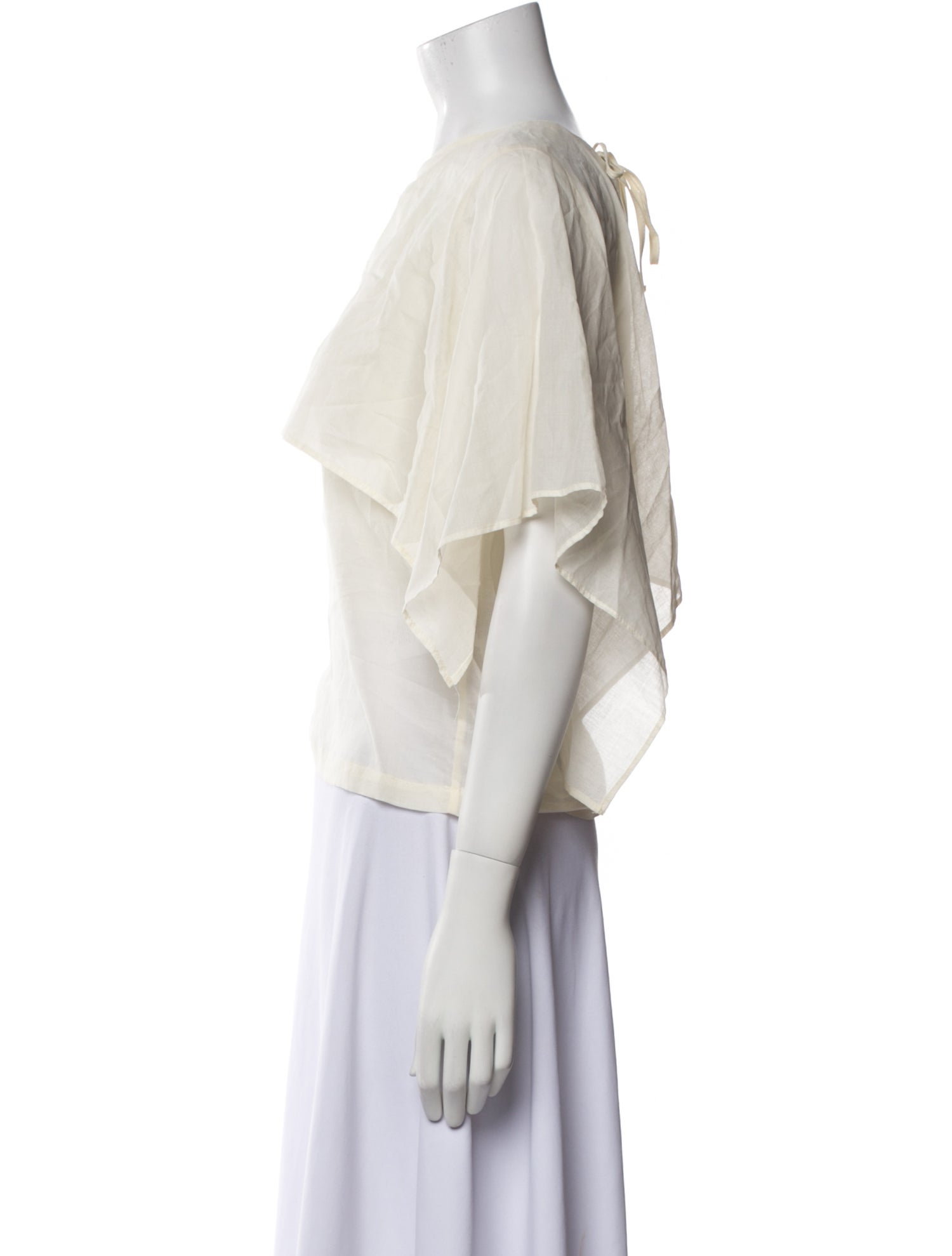 Hache Bateau Neckline Short Sleeve Blouse w/ Tags