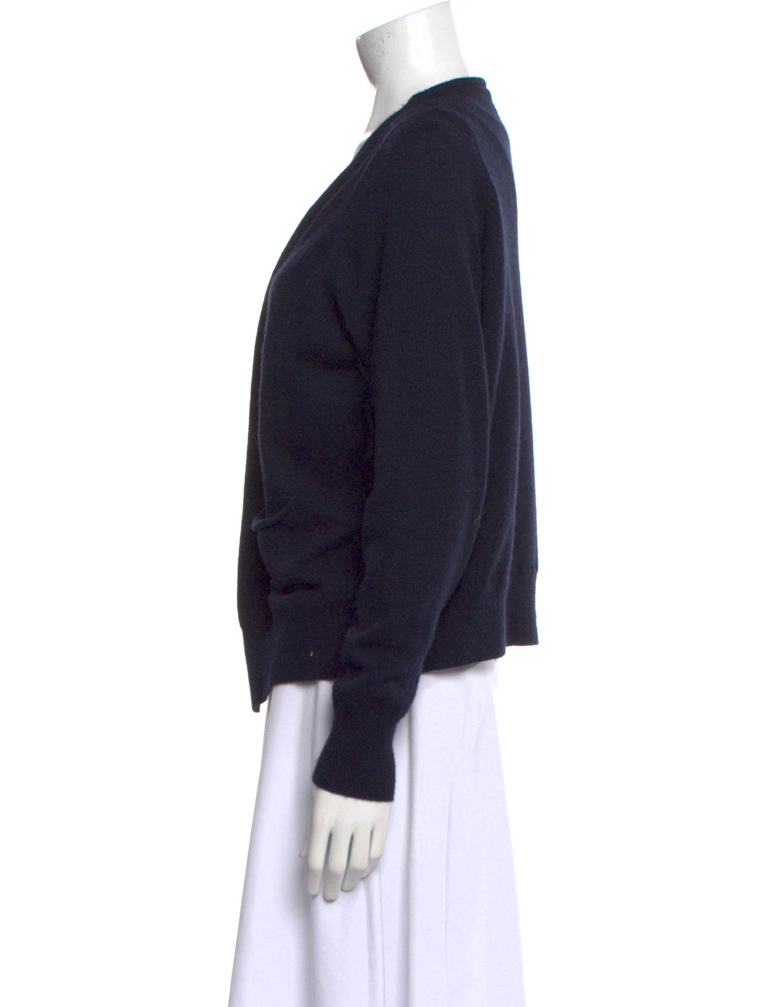 Hache Merino Wool Open Front Sweater
