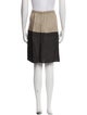 Hache Colorblock Pattern Knee-Length Skirt