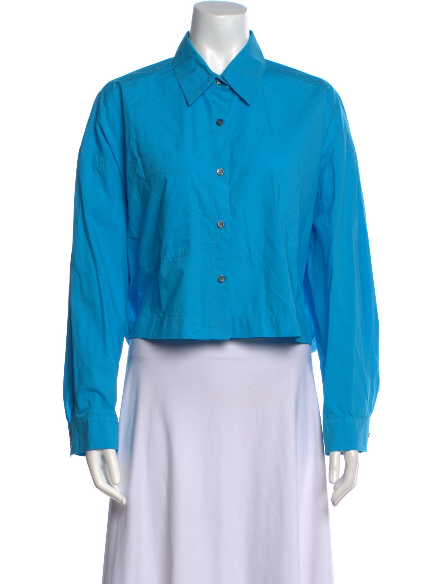 Hache Long Sleeve Crop Top