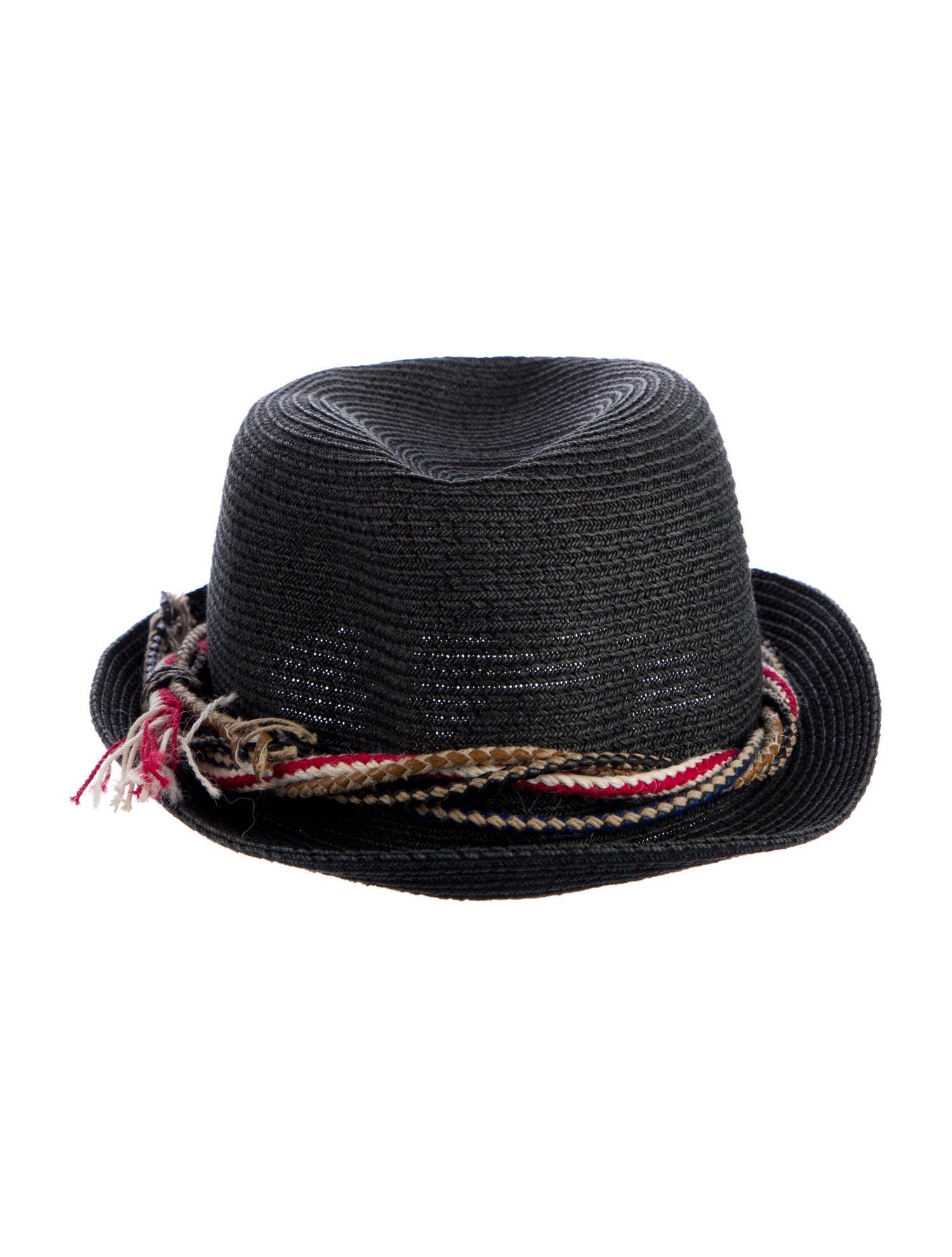 Hache Paper Woven Fedora Hat