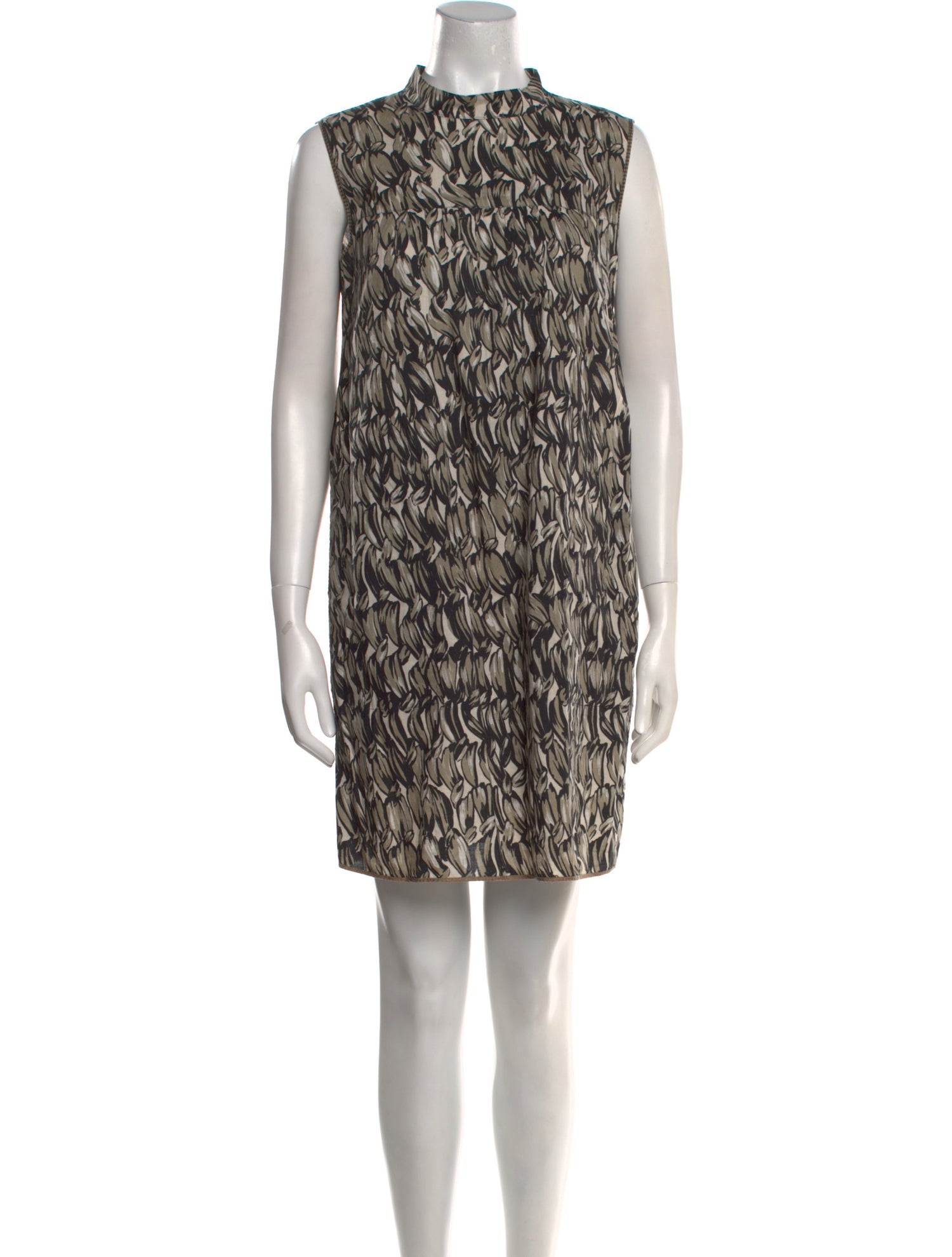 Hache Printed Mini Dress