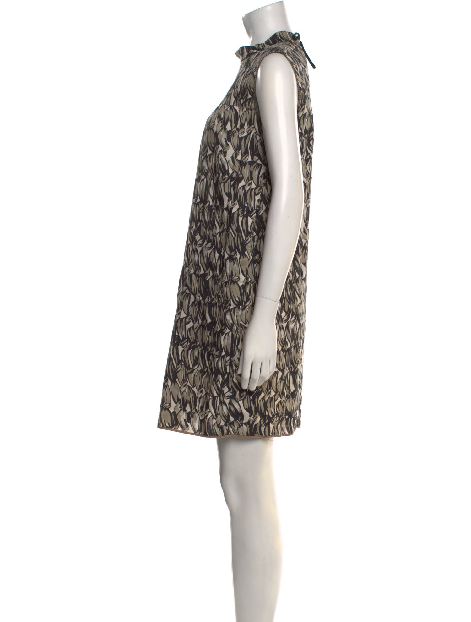 Hache Printed Mini Dress