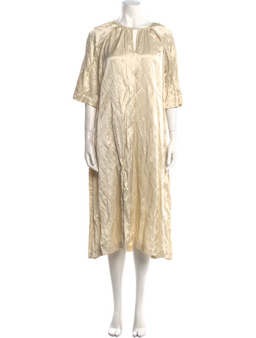 Hache Crew Neck Midi Length Dress