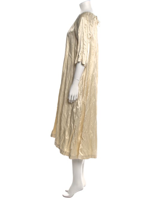 Hache Crew Neck Midi Length Dress