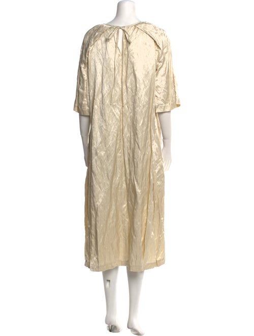 Hache Crew Neck Midi Length Dress