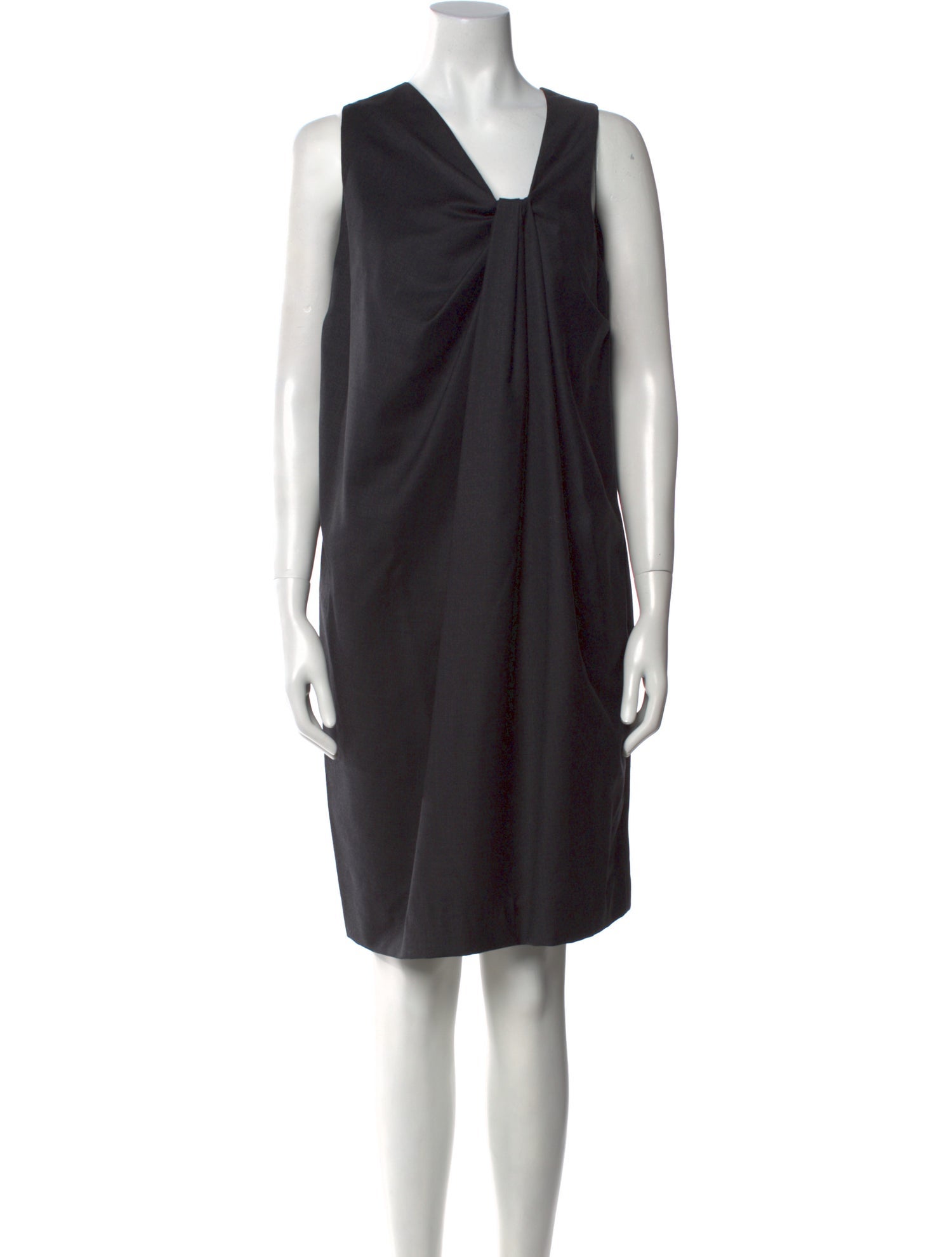 Hache Virgin Wool Knee-Length Dress