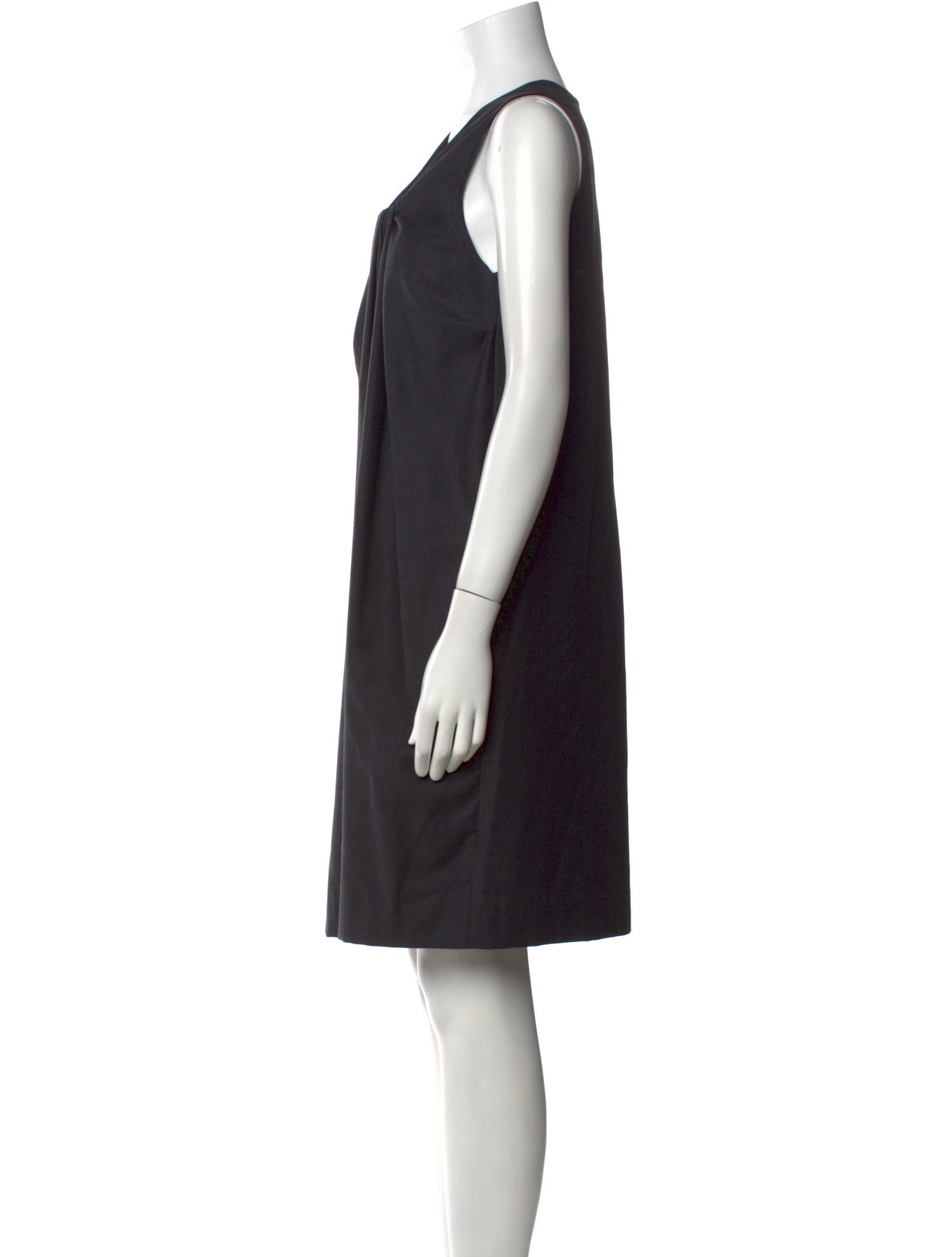 Hache Virgin Wool Knee-Length Dress