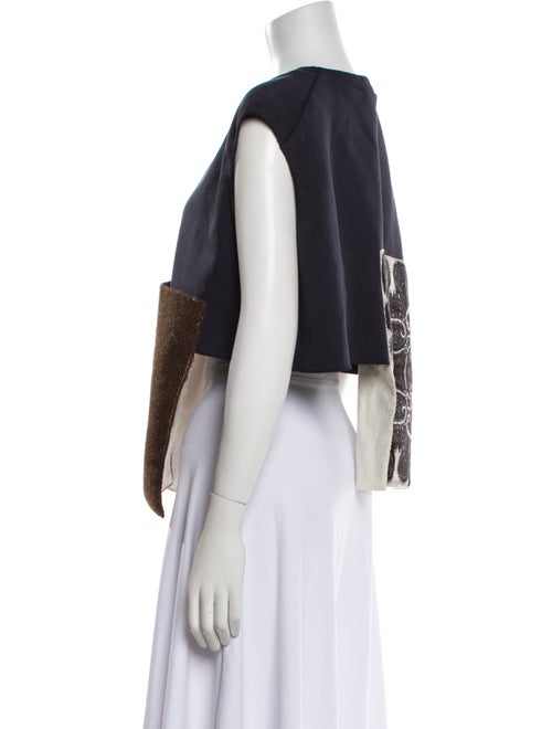 Hache Crew Neck Short Sleeve Top