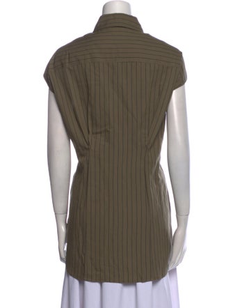 Hache Short Sleeve Button-Up Top