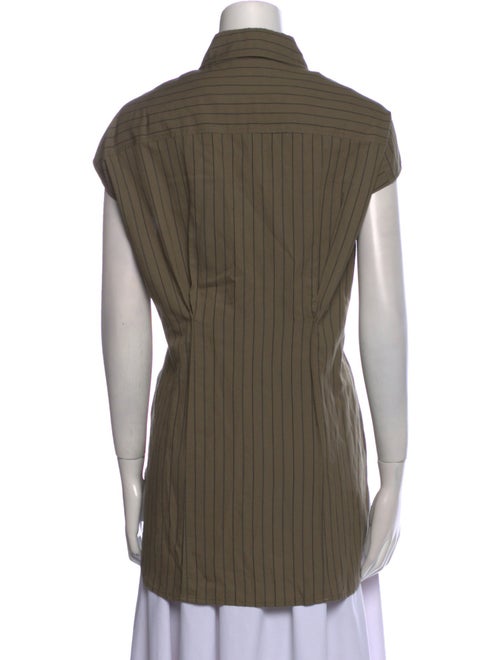 Hache Short Sleeve Button-Up Top