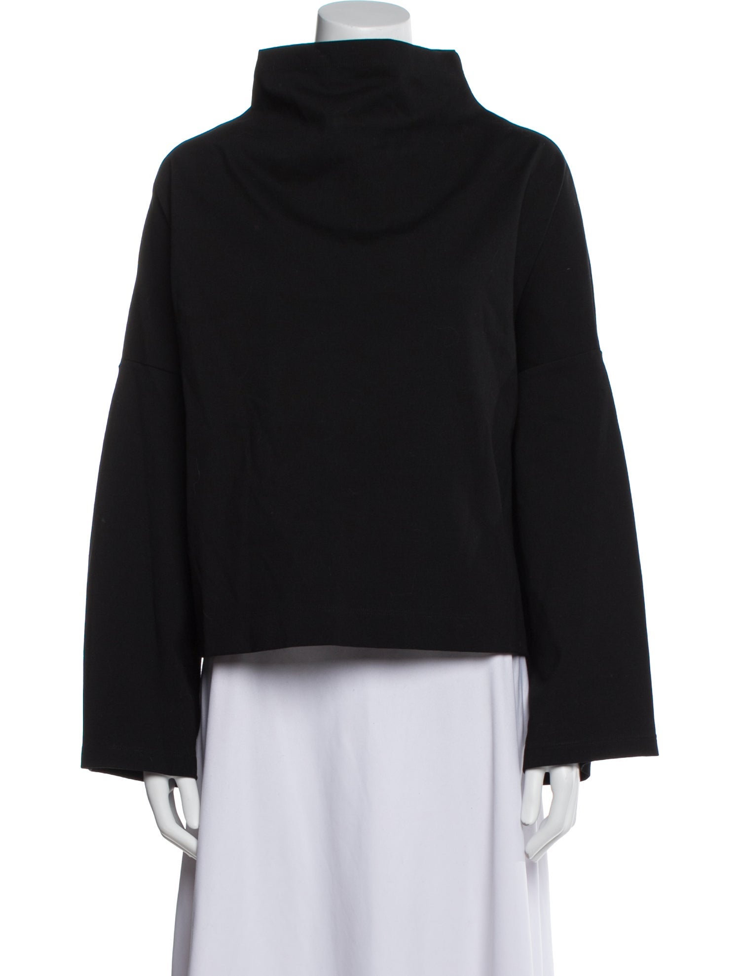 Hache Cowl Neck Long Sleeve Sweatshirt