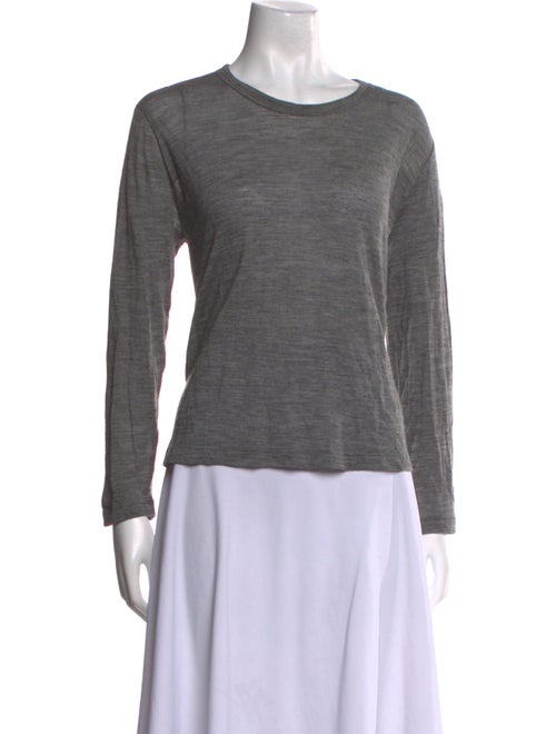 Hache Wool Scoop Neck T-Shirt