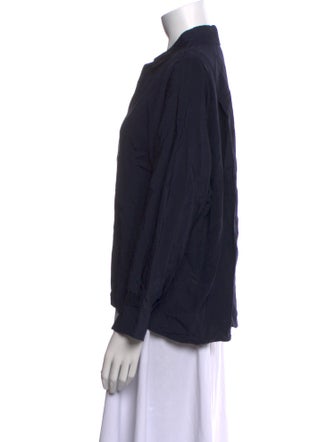 Hache V-Neck Long Sleeve Blouse