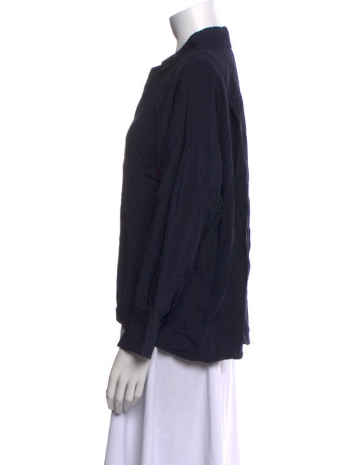 Hache V-Neck Long Sleeve Blouse