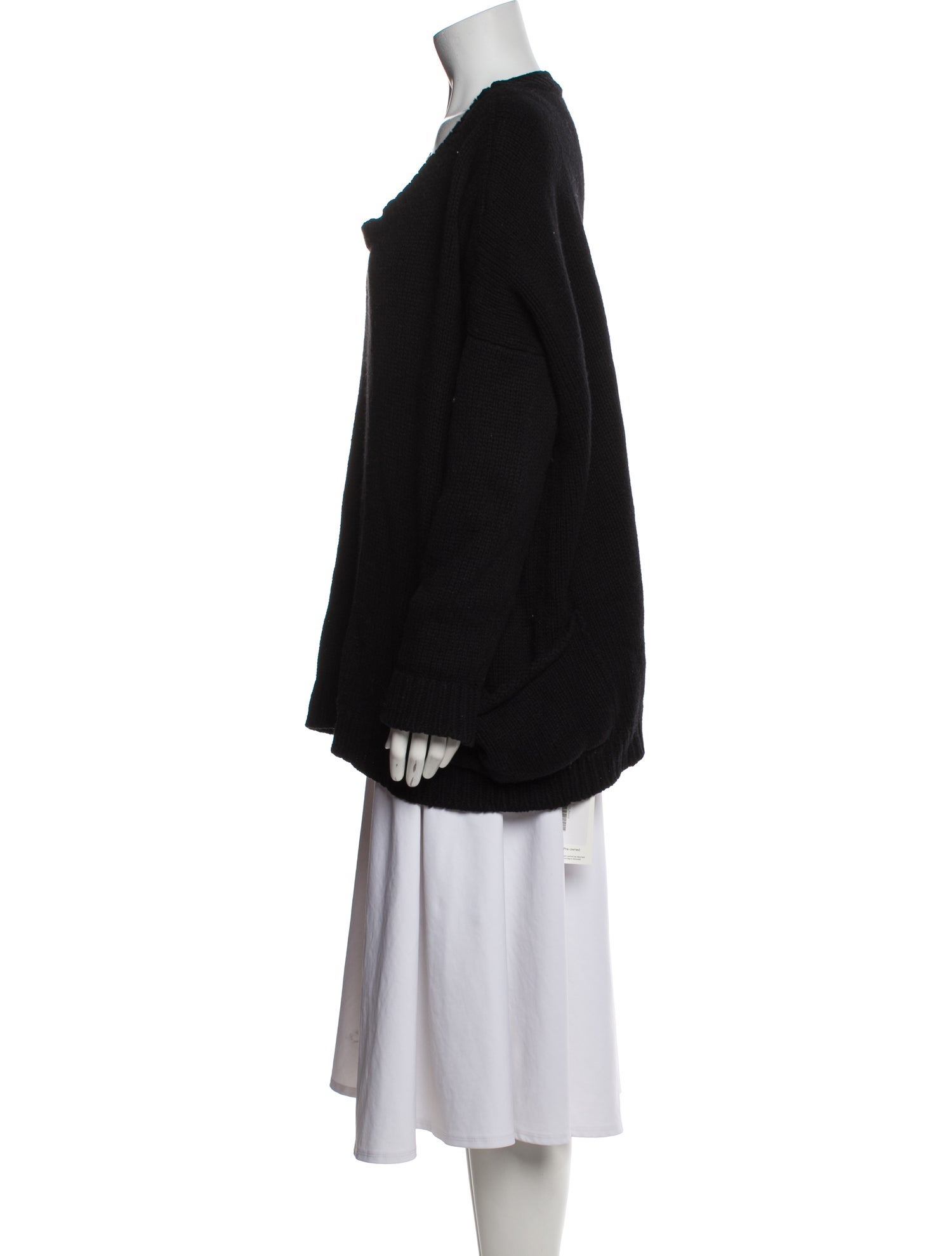 Hache Wool Scoop Neck Sweater