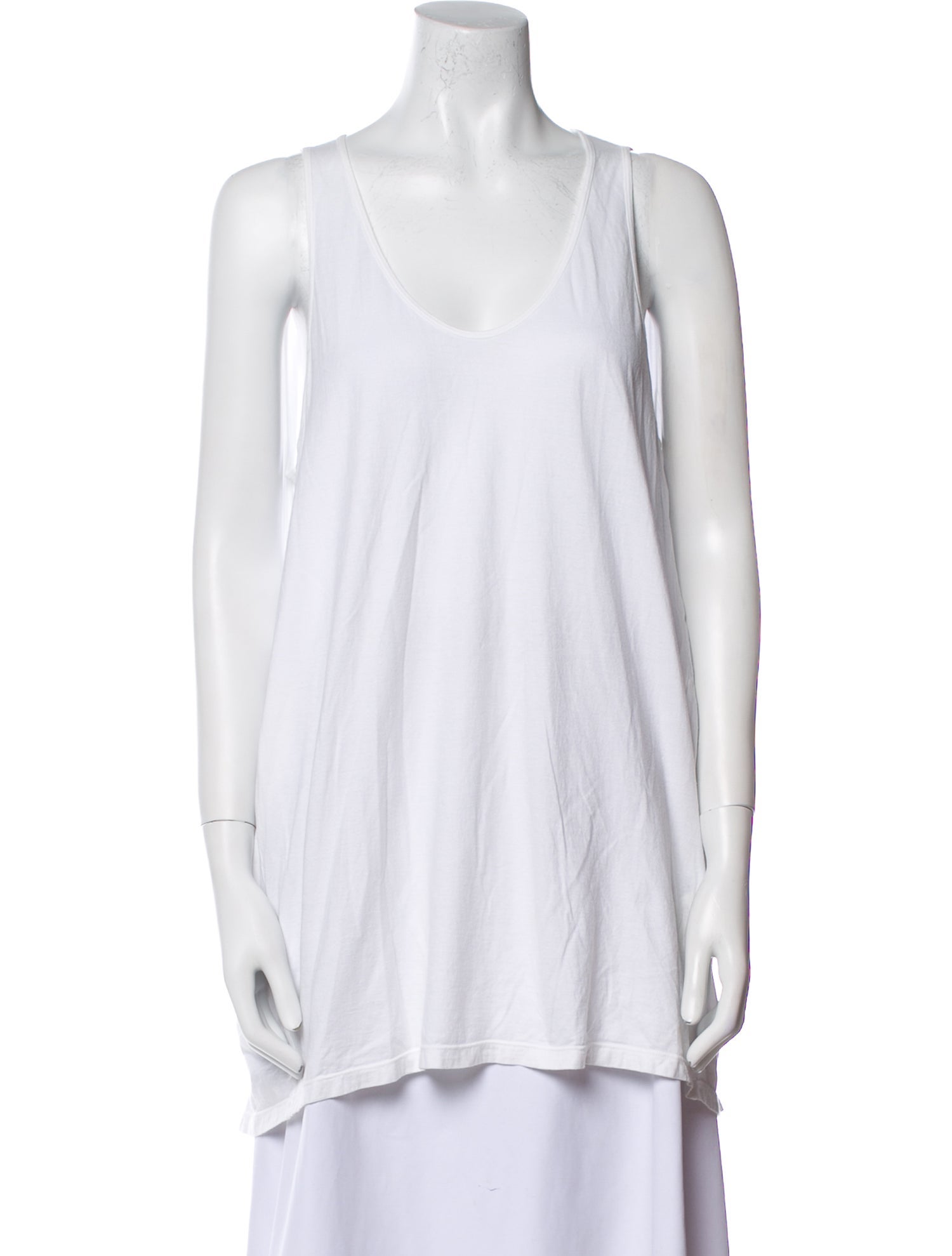 Hache Scoop Neck Sleeveless Top