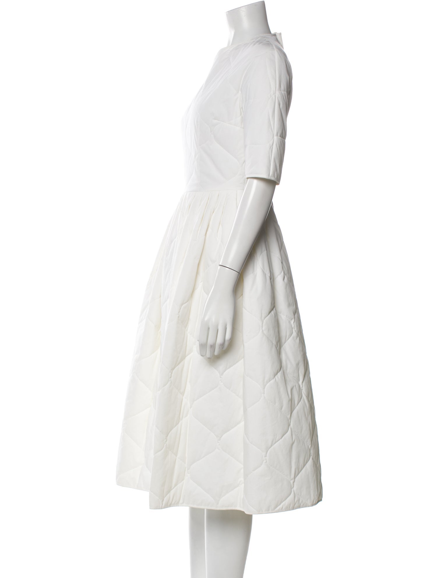 Hache Crew Neck Midi Length Dress