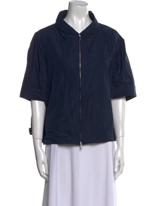 Hache V-Neck Three-Quarter Sleeve Sweatshirt