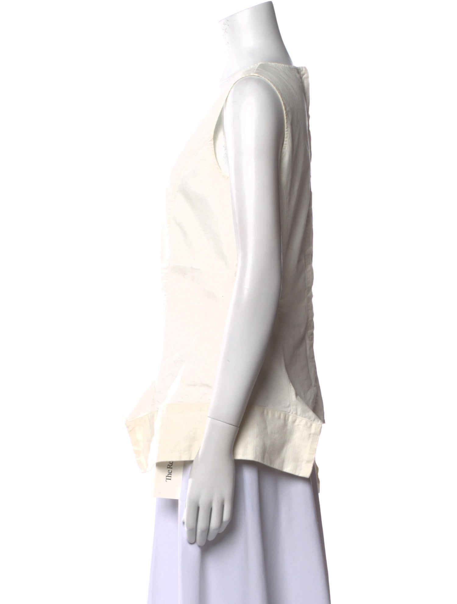 Hache Scoop Neck Sleeveless Top