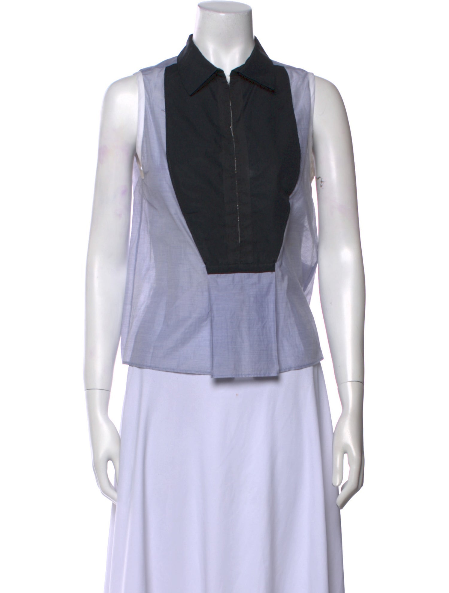 Hache Sleeveless Crop Top